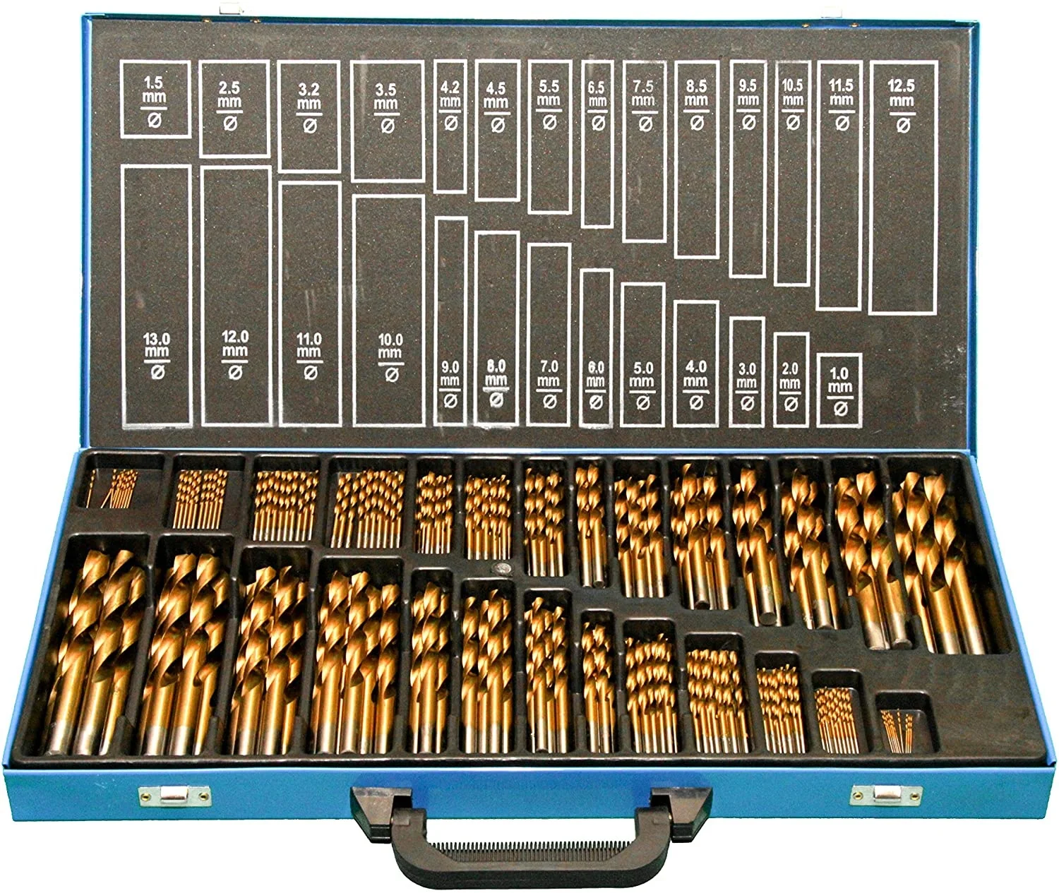 China Tools HSS Straight Shank 230pcs Cobalt Twist Drill Bit Drill Bit Set For Stainless Steel