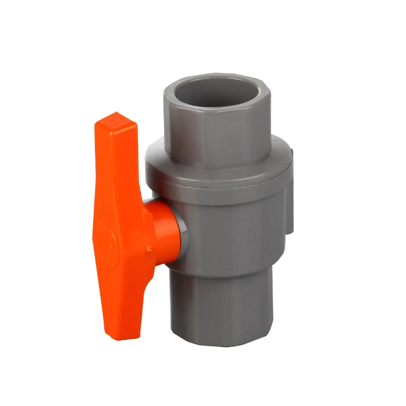 Low Price Super Quality Plastic Ball Valve For Water Supply 1 InchTwo Piece Pvc Ball Valve