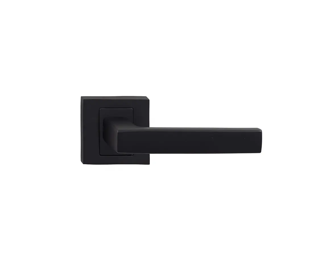 Modern design matt Black Interior Zamak Door Handle,interior door handle,zinc alloy door handle