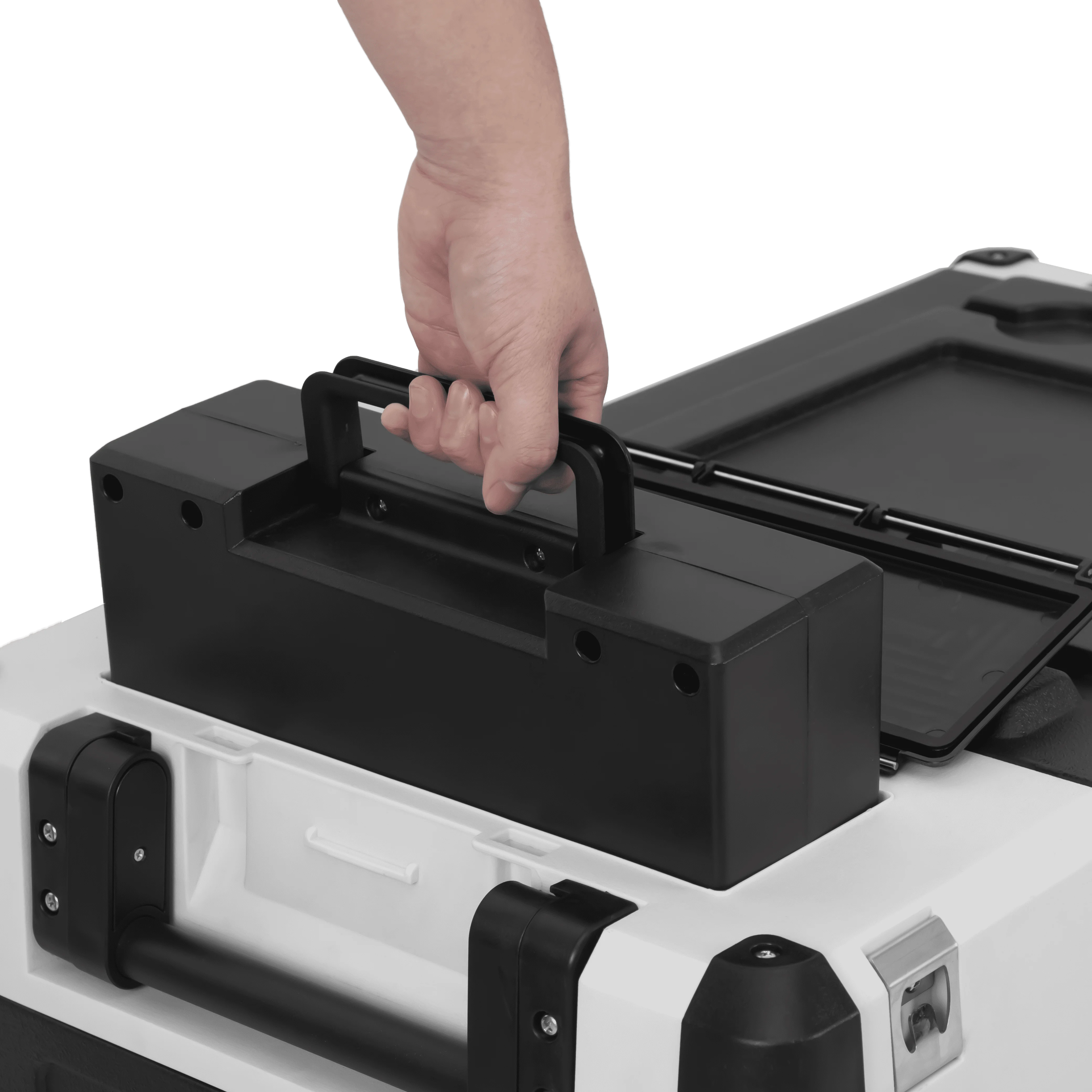 Promotional Compressor Car Refrigerator with Battery 12v Solar Fridge Freezers for Truck SUV RV