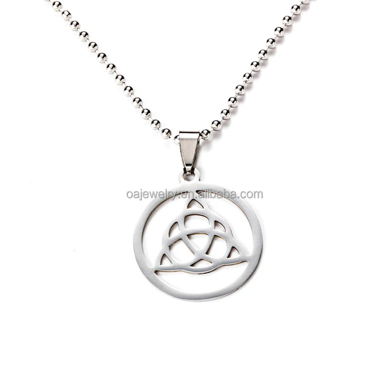 Cheap Necklace Women Fashion Jewelry stainless steel cross pendant Cut Out Hollow Charm cross charm