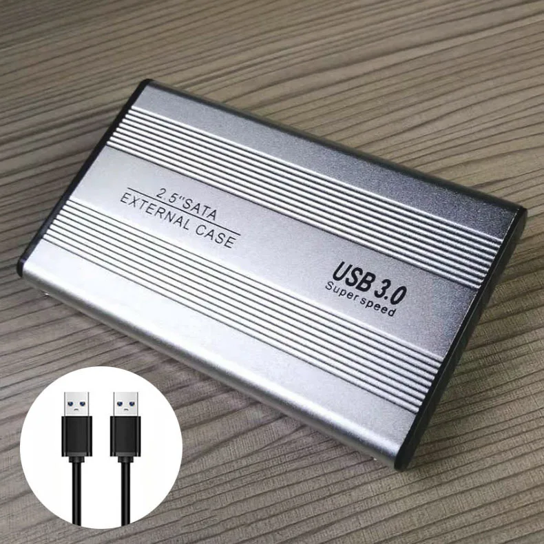 Aluminum 2.5 Inch SATA III to USB 3.0 5Gbps External HDD Enclosure Hard Drive Case SSD Box Support Hot Plug For Windows Mac