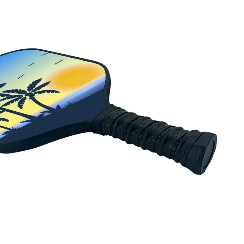 OEM custom UV printing light pickleball paddle termoformed 6.5oz fiber glass pickleball paddles set of 2