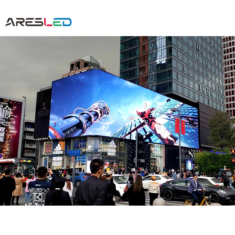 Outdoor HD P5.7  Ultra Bright Led Display Panel Cabinet Rear and Front Maintenance  External  LED Display Screen
