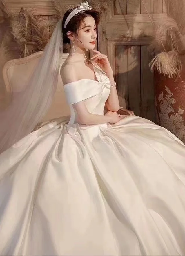 Свадебная атласная ткань dree, атласная ткань для невесты, дешевая атласная ткань