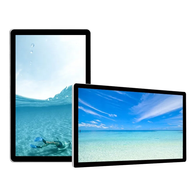 55 Inch Indoor Flat Panel Touch Screen Wall Mounted LCD Interactive Advertising Machine Digital Signage Video Wall Display