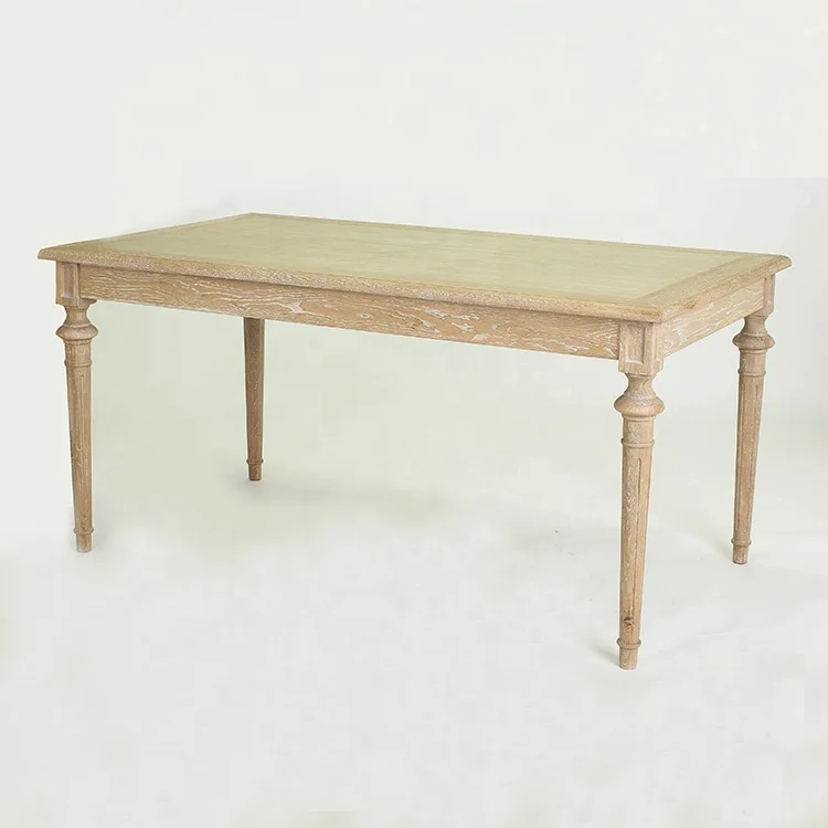 Antique chippendale dining table and chair restaurant use  wooden furniture set (DT-1072)