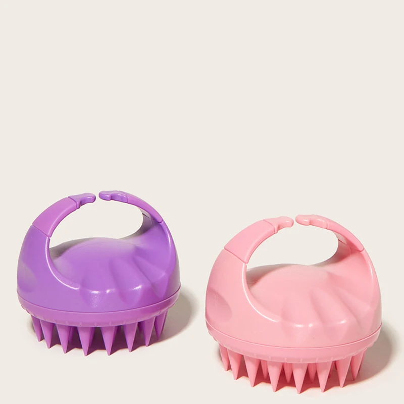 Silicone Head Massager Shampoo Scalp Massage Brush Hair Washing Comb Body Shower Brush Bath Spa Slimming Massage Brush