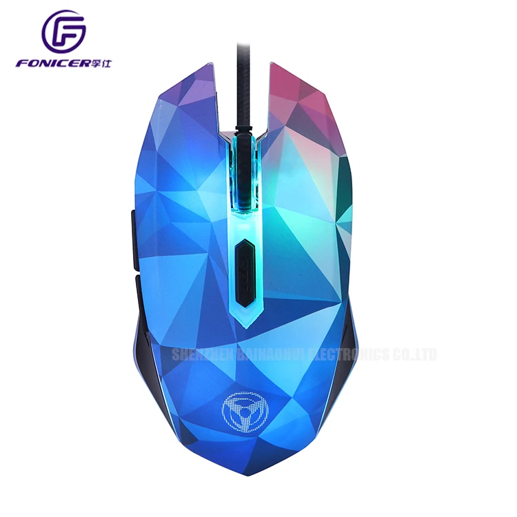 OEM dazzle color diamond edition 3200 точек/дюйм 6d игровая мышь проводная мышь геймер оптическая