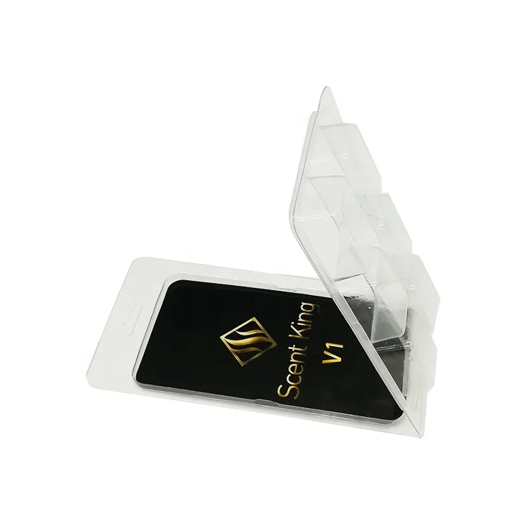 Custom Clear sliding Card Blister Clamshell Packaging