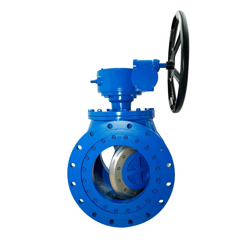 China 4 inch top mounted flange eccentric high pressure half ball check valve