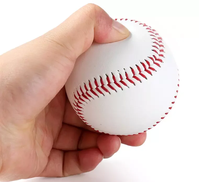 Factory Wholesale Standard Size Pure White Training Sporting PU Rubber Foam Baseball