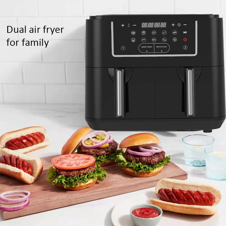 OEM New Arrival Digital 10L Smart Double Air Fryer