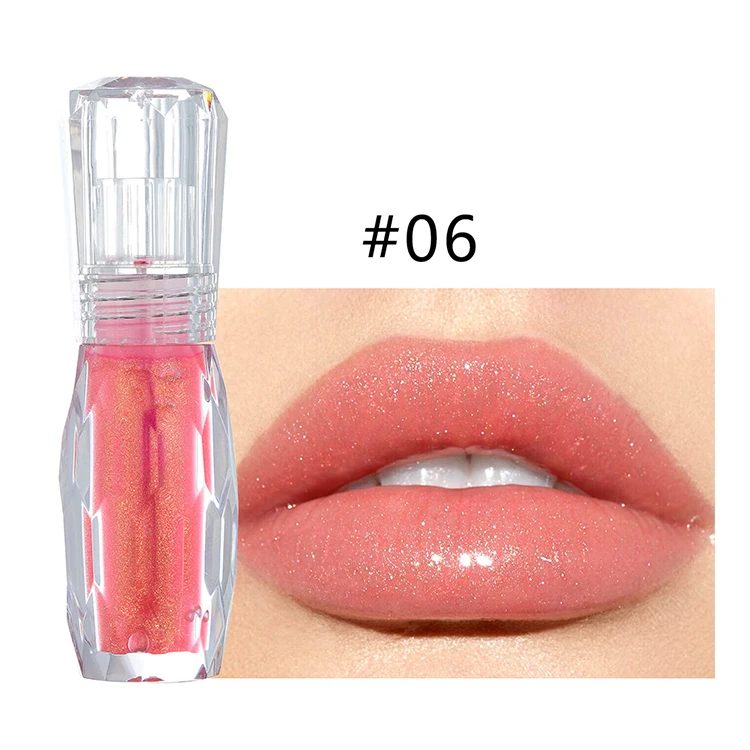
Custom Lip Balm Private Label Liquid Lipstick No Logo OEM Lipgloss Makeup Glitter Lipgloss with Private Logo 