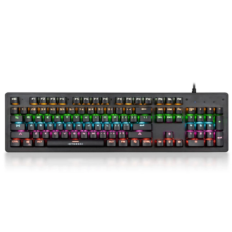  Горячая продажа rgb механическая клавиатура Проводная игровая OEM Заводская USB
