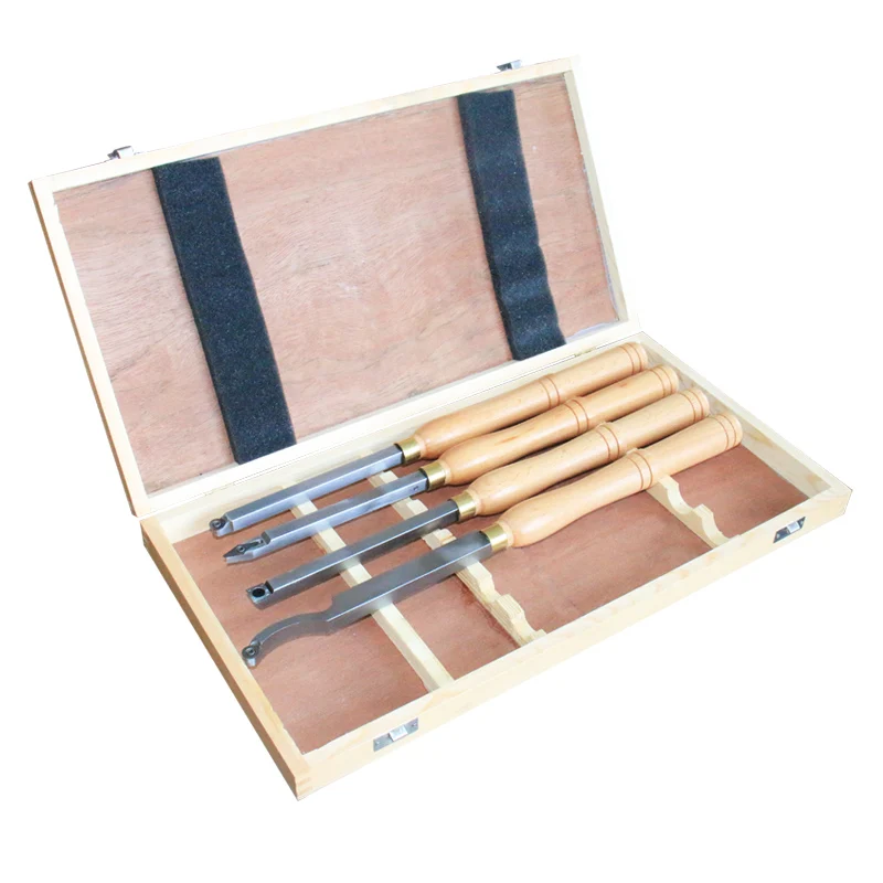 8 Piece Wood Lathe  Tools Lathe Chisel Set Wooden Case  Lathe