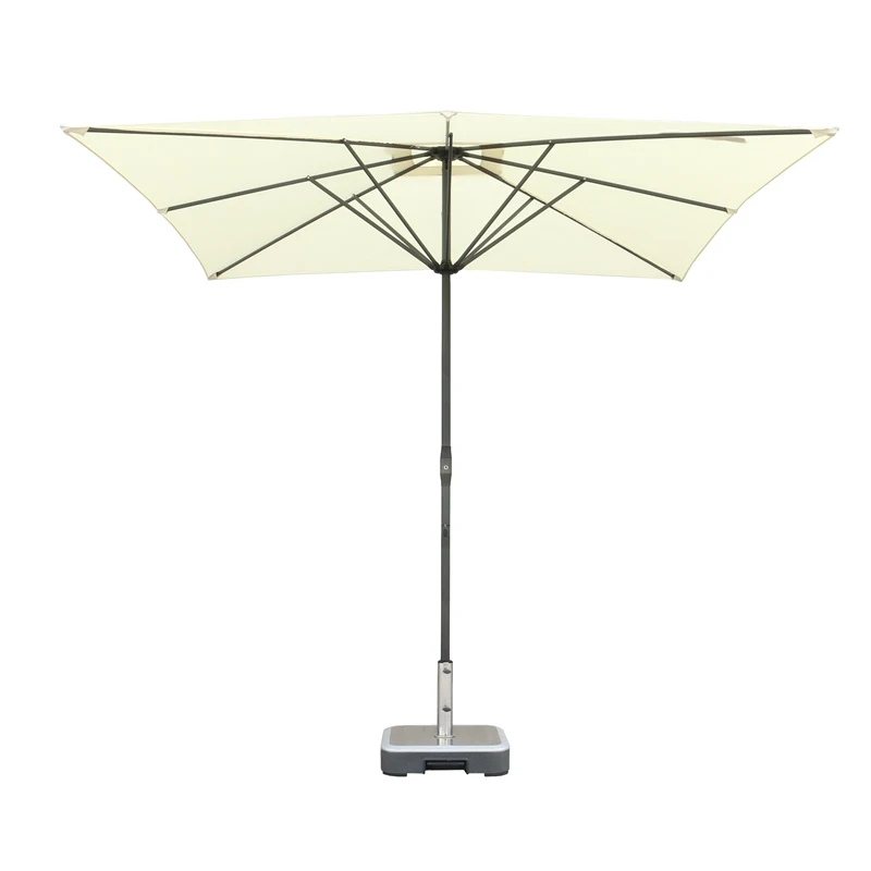 8.2Kg Polyester Fabric Aluminum Market Cantilever Umbrella Waterproof Customized Color With 360 Degree Rotating