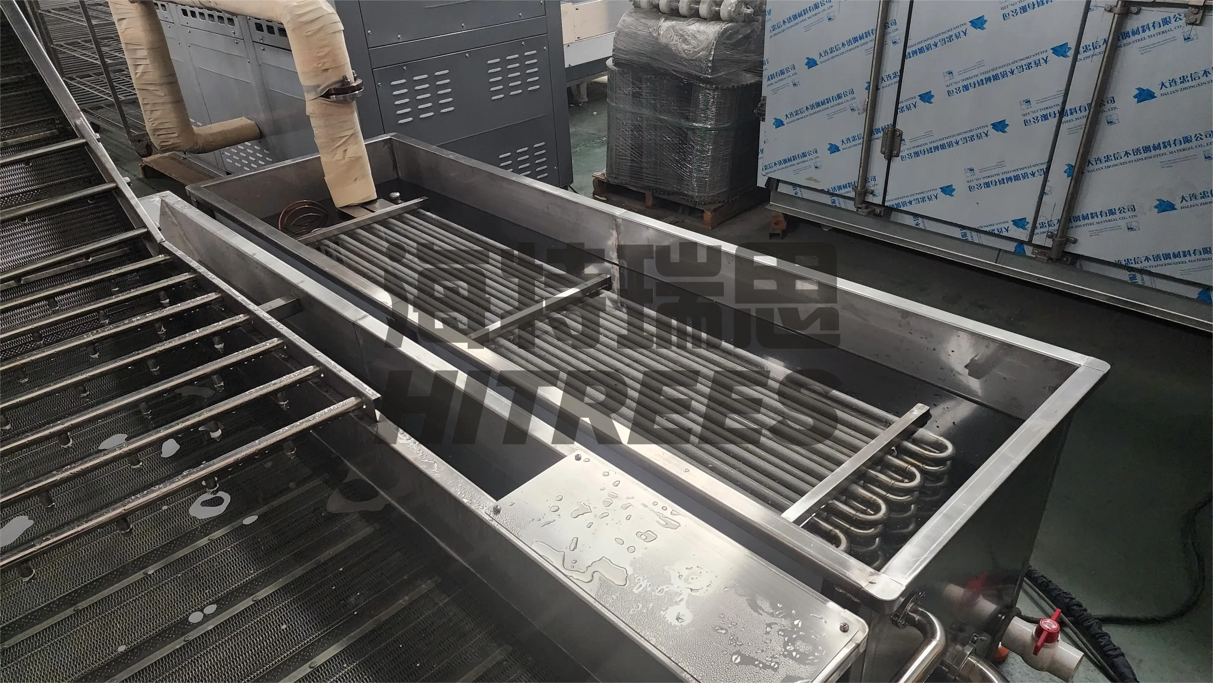 Good Quality Scallop Abalone Shrimp Ice Glazing Machine Meat Ball Prawn Ice Coating Machine for Seafood Processing Plant