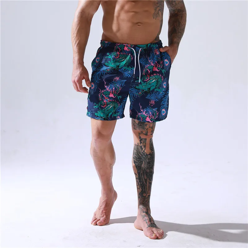 Summer vacation Men Fashion Sports Beach Swim Shorts 2024 Custom Cute Pattern Swim Shorts