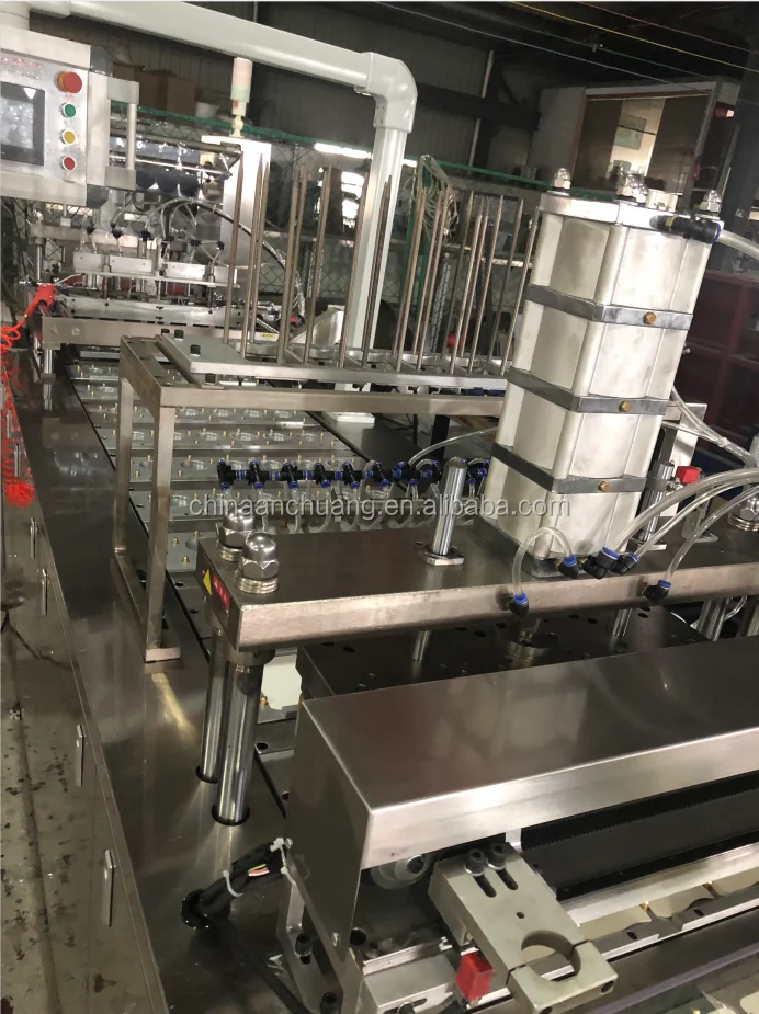 Automatic PVC blister paper card heat sealing packing machine for scrubber