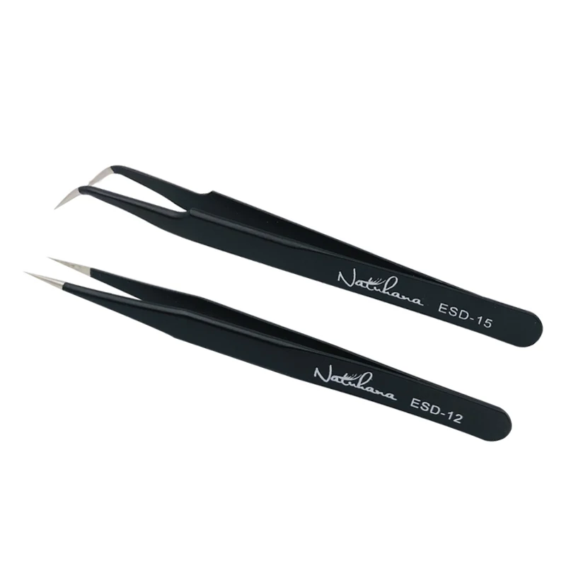 NATUHANA Factory Price and High Quality Eyelash Tweezers 2020 Hot Sale Eyelash Tweezers and Professional Eyelash Tweezers