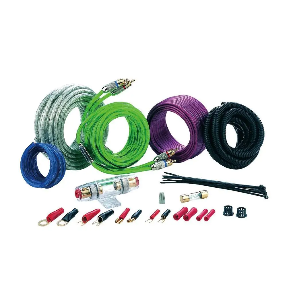 PSK8 High Quality  OFC CCA Car Amplifier Wiring Kit AMP wiring kit Amp Install Wiring Kit