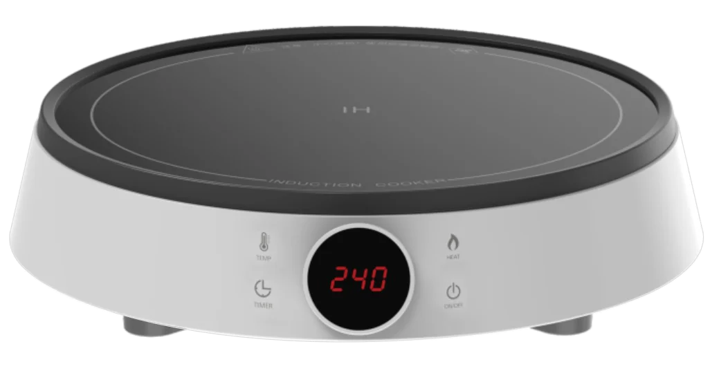 Smart Electric Hot Pot Stove Household Induction Cooker English Touchpad Operation CB Certified Plastic Housing Kitchen Use