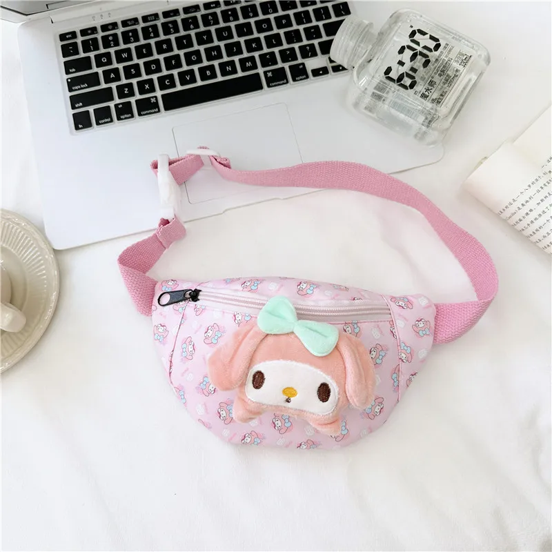 Модные сумки с мультяшным принтом сумка на плечо Kuromi Melody Cinnamoroll школьная для хранения студентов
