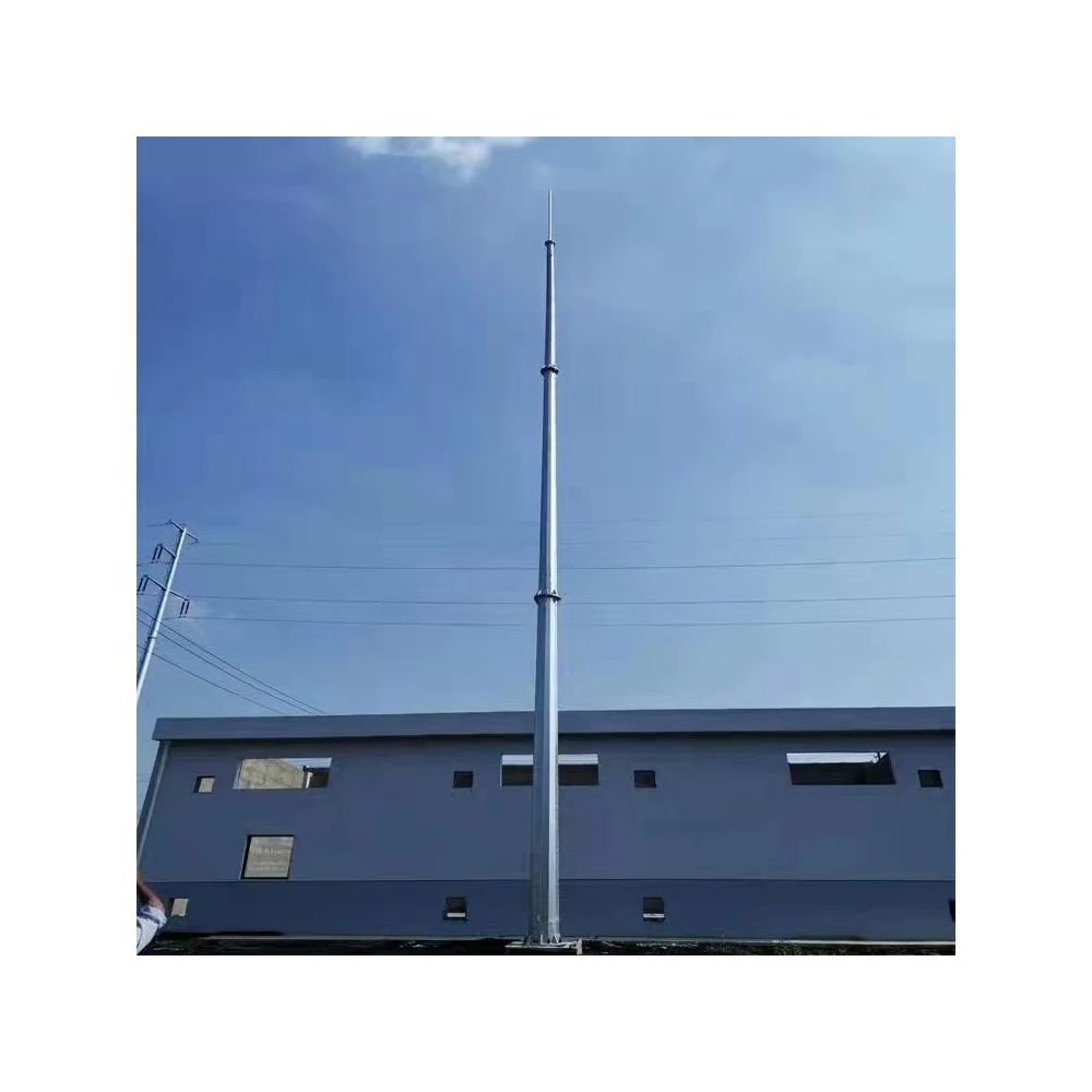 Steel Structure Lightning Rod Tower 20 Meters Hot-dip Galvanized Lightning Rod Tower