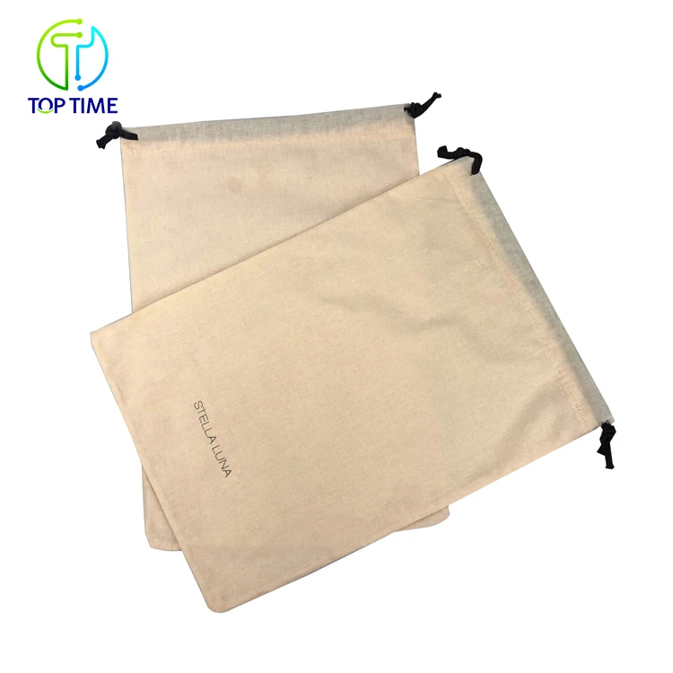 
Factory Wholesale Eco Friendly Cotton Drawstring Bag 