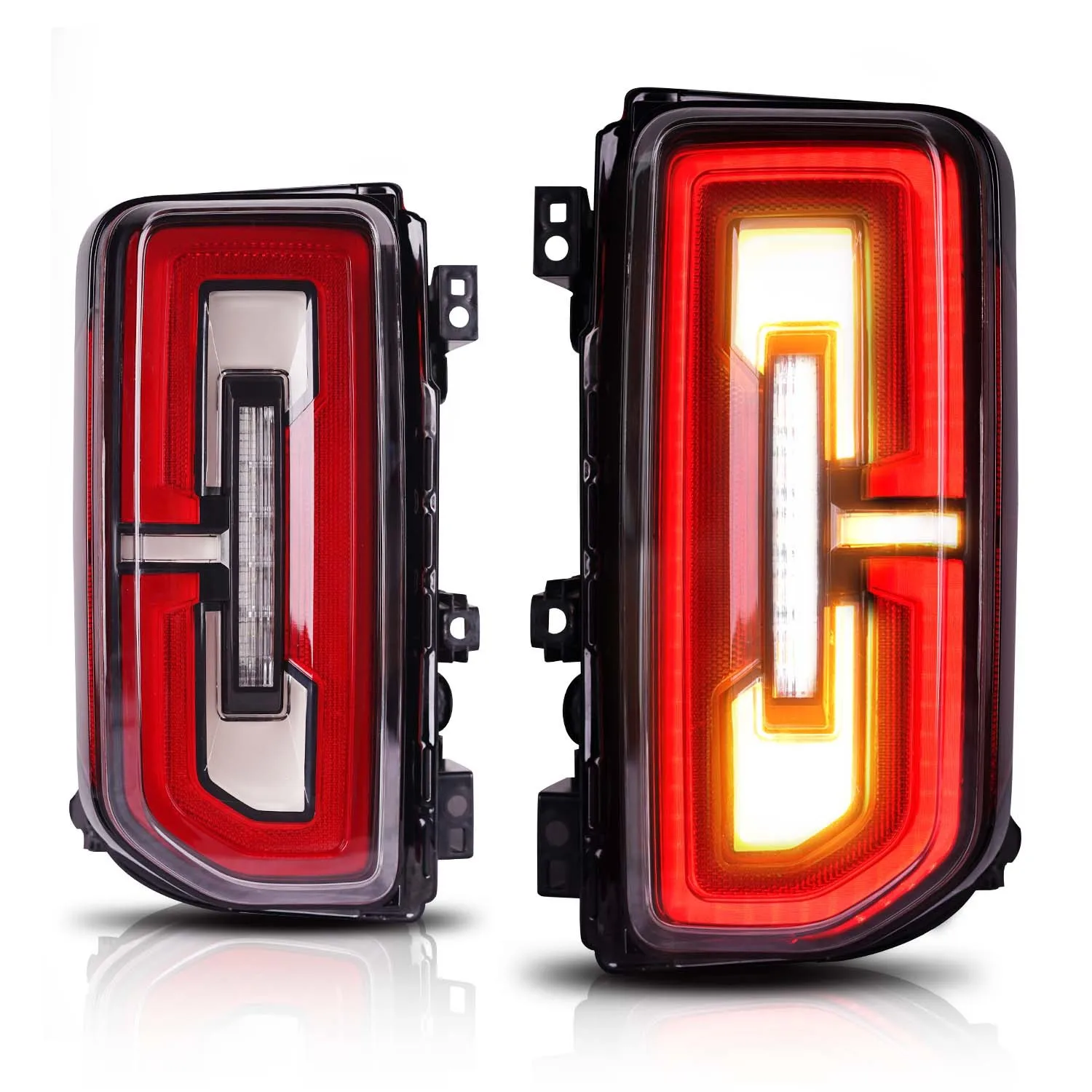For Ford Bronco 2021-UP Rear Lamp Archaic Full Led Taillights With Starting Animation Parking Light