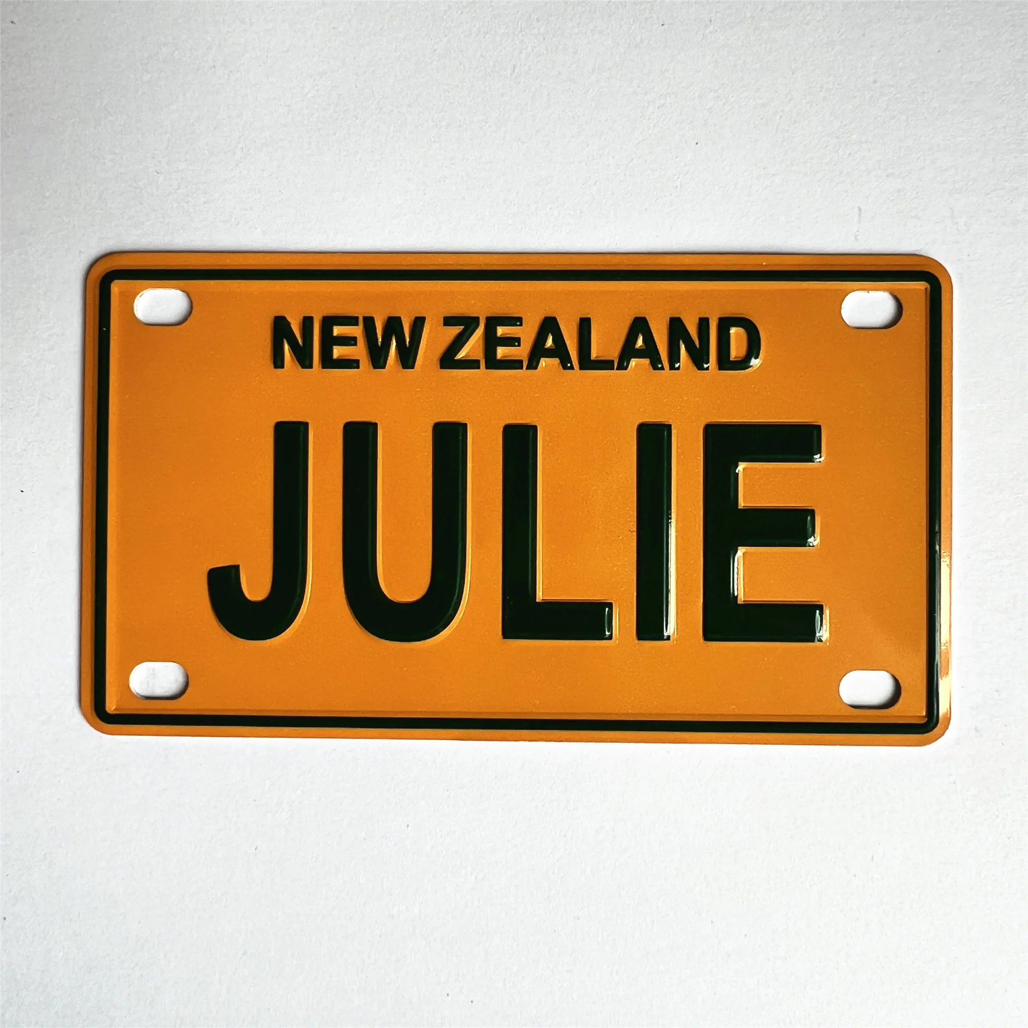 Aluminium Mini License Plate For Bicycles, Bikes, ,high quality personalized with your design custom Decorative plate