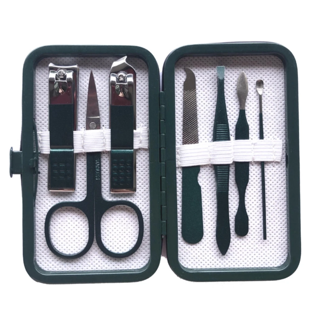 Manicure Set Professional Nail Care Tools Finger Care Gift Stainless Steel 7/10/12/18 pcs Pedicure Kit Nail Clippers Set