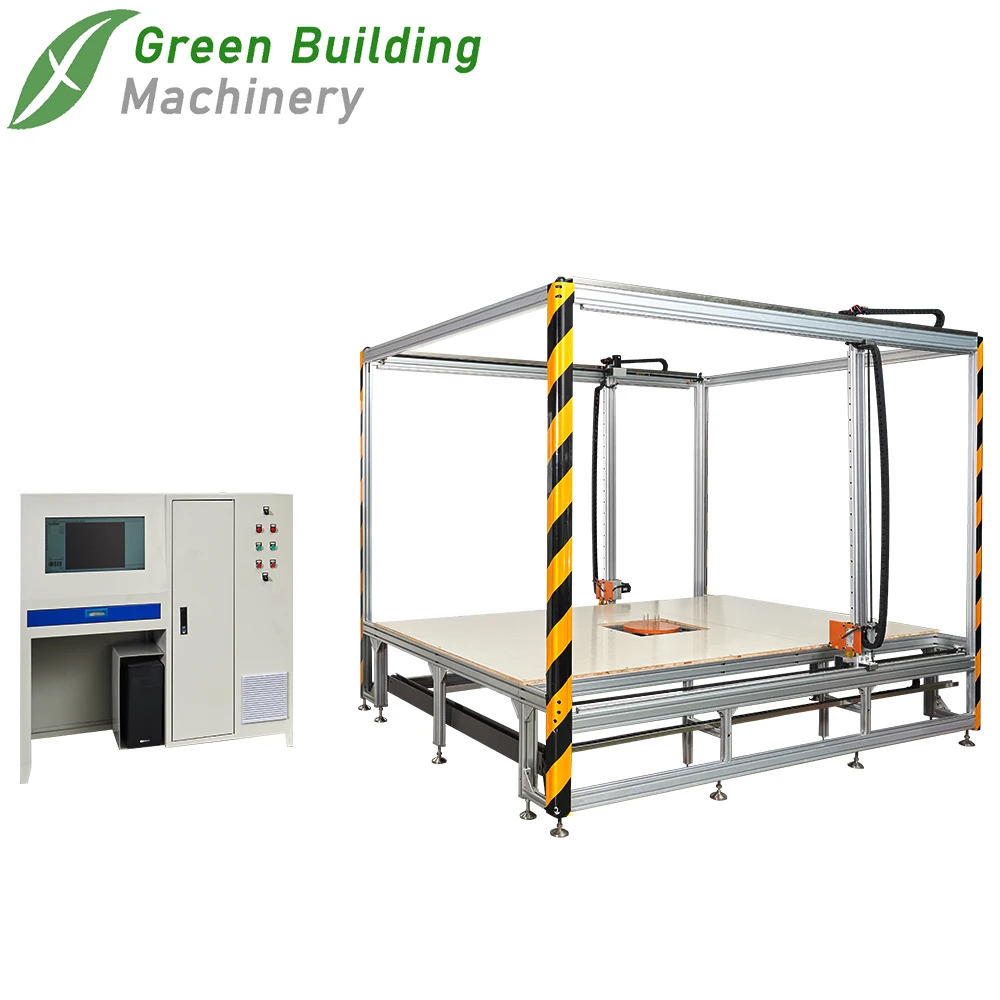 Aluminum alloy CNC foam cutter  for decorative cornice moulding Multi shape decorative cutting machine