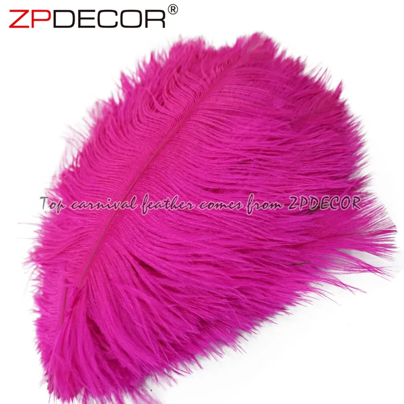 ZPDECOR оптовая продажа Размер 20-25 см разноцветные страусиные перья для модных
