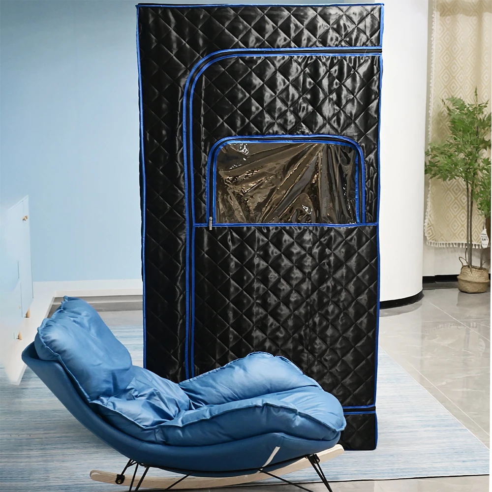 Portable Sauna Box Steam Sauna Tent for Home Spa Large Space Personal Home Sauna Tent Full Body with 3L Steamer