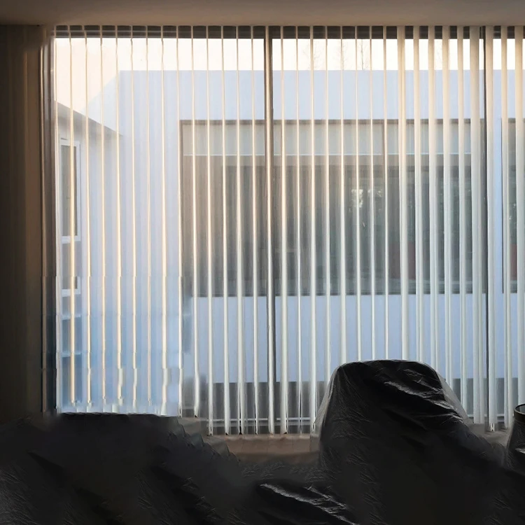 China Manufacturer High Quality Hanas Vertical Sheer Blinds Window Shades Electric Vertical Sheer Curtains
