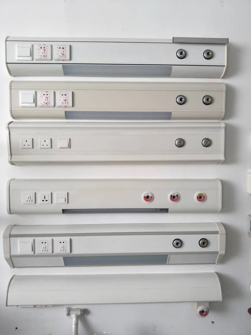 Medical use Patient Bed console panel ICU HEAD BED PANEL bed head unit for medical gas pipeline distribution