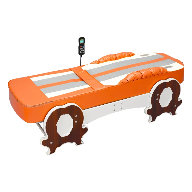 Korea S-shape Track Whole Body Thermal Heating Jade Roller Bed Electronic Table Massage Bed
