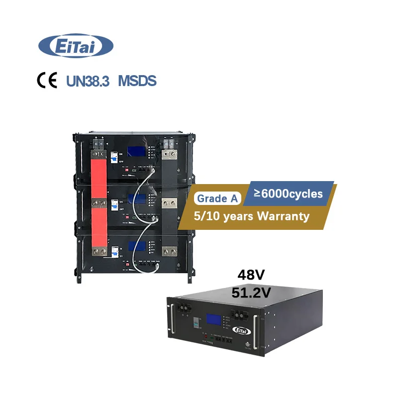 Bms 5Kwh 10Kwh 200Ah 10Kw Lifepo4 Lithium Ion Iron Phosphate Solar Battery Pack 48V 100Ah 5000W 10Kw For Solar System