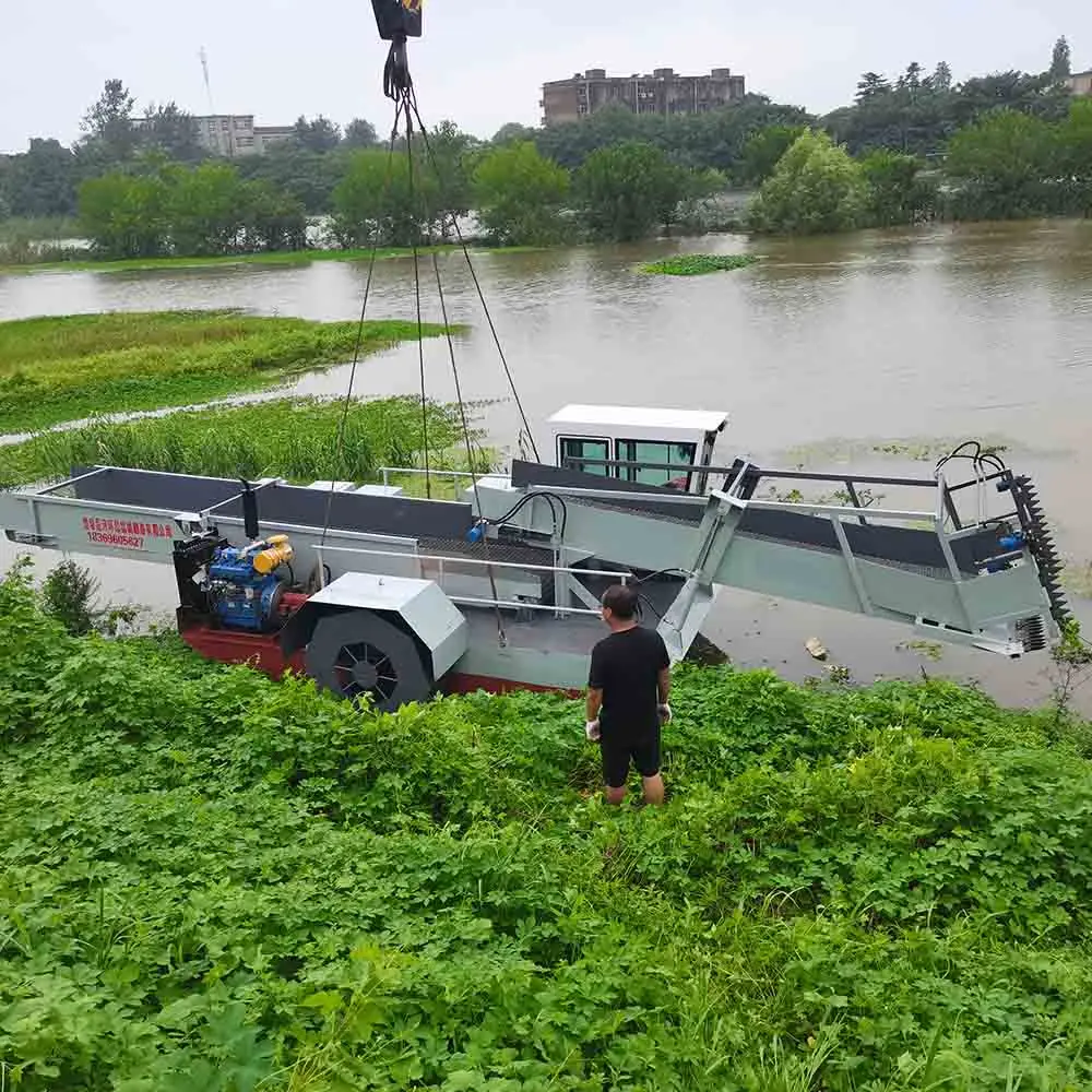  Машина для очистки реки/водный сбор плавающего мусора подвижная водная