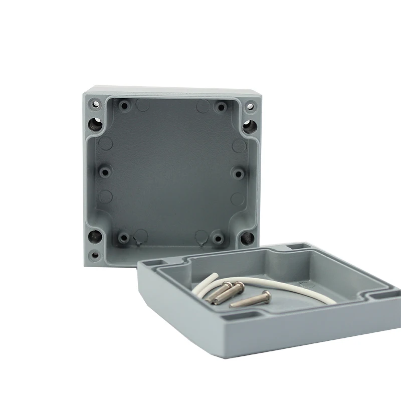 100*100*60mm Aluminium Enclosures EX Shell Metal Stainless Steel Junction Box Outdoor Device Project Manufacturer Wholesale