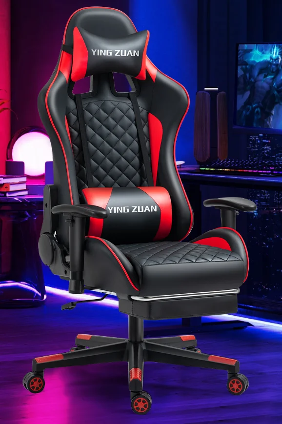 E-sports computer comfortable sedentary office reclining ergonomic gaming chair adjustable and rotating seat
