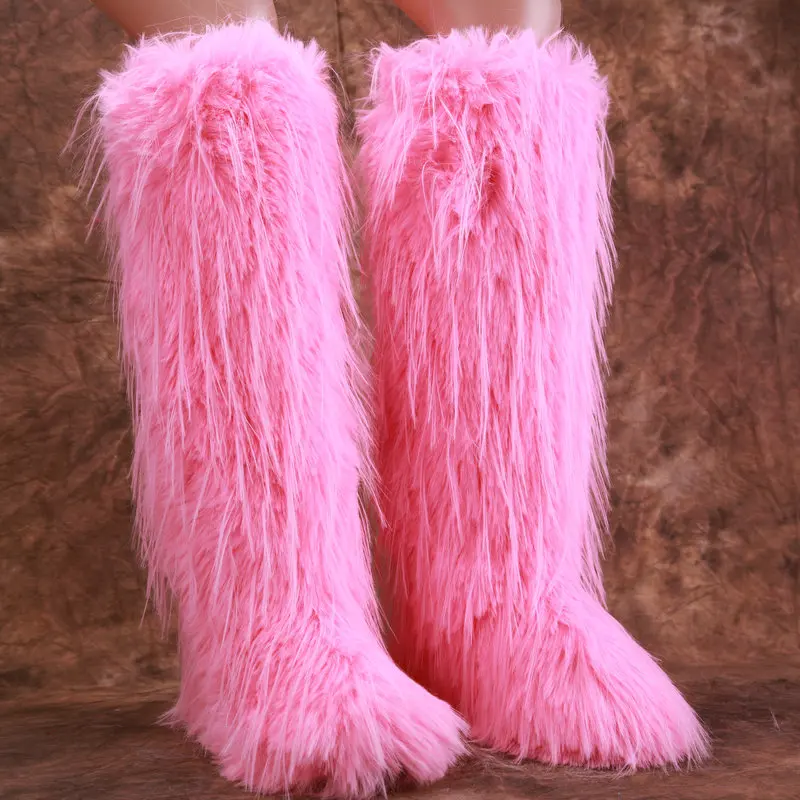 wholesale  botas mujer 2023 womens winter snow boots fur lined warm ankle boot