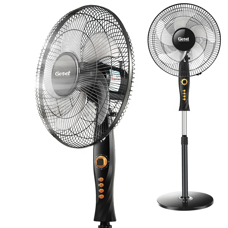Summer Hot Sale Smart High Velocity Plastic 5 Blades Floor Stand Fan