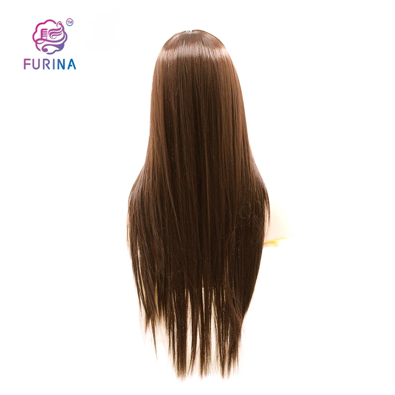 Furina Fashion beauty  parrucca hot cosplay supplier cheap high temperature fiber synthetic hair middle part long wigs
