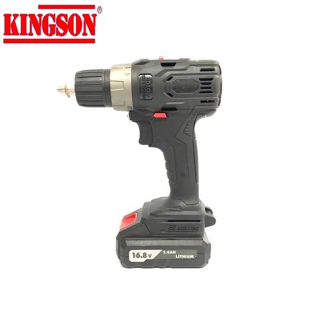 2024 KINGSON 16.8V Li-ion battery powered Cordless Brushless Driller Best Selling hole driller