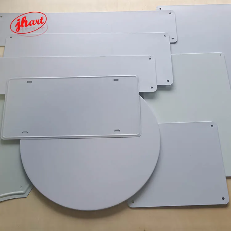 China Factory Wholesale Blank metal sign Customized Metal Poster Embossed Tin Sign Wall Decor different size shape Tin Plate