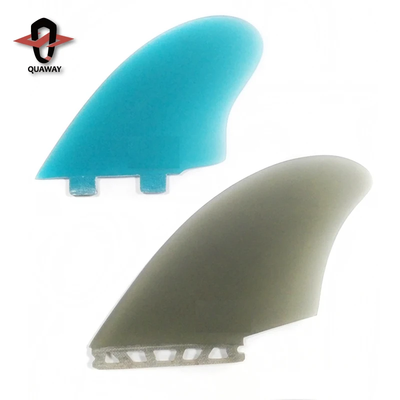 FS Twin Fins Fiberglass 2pcs/set Surf Side Fin