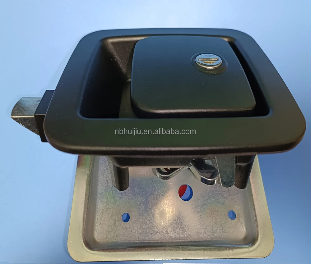 Customized panel embedded quick door lock of various materials